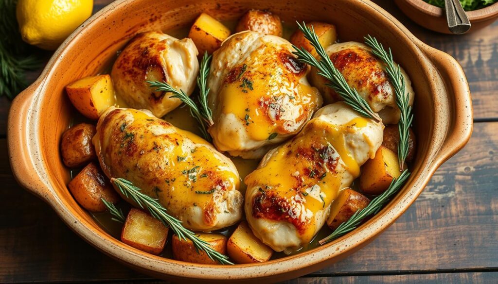 greek chicken and potatoes