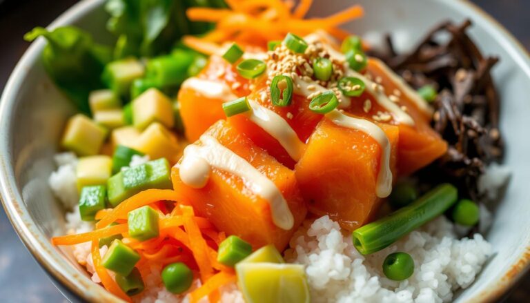 salmon poke bowl