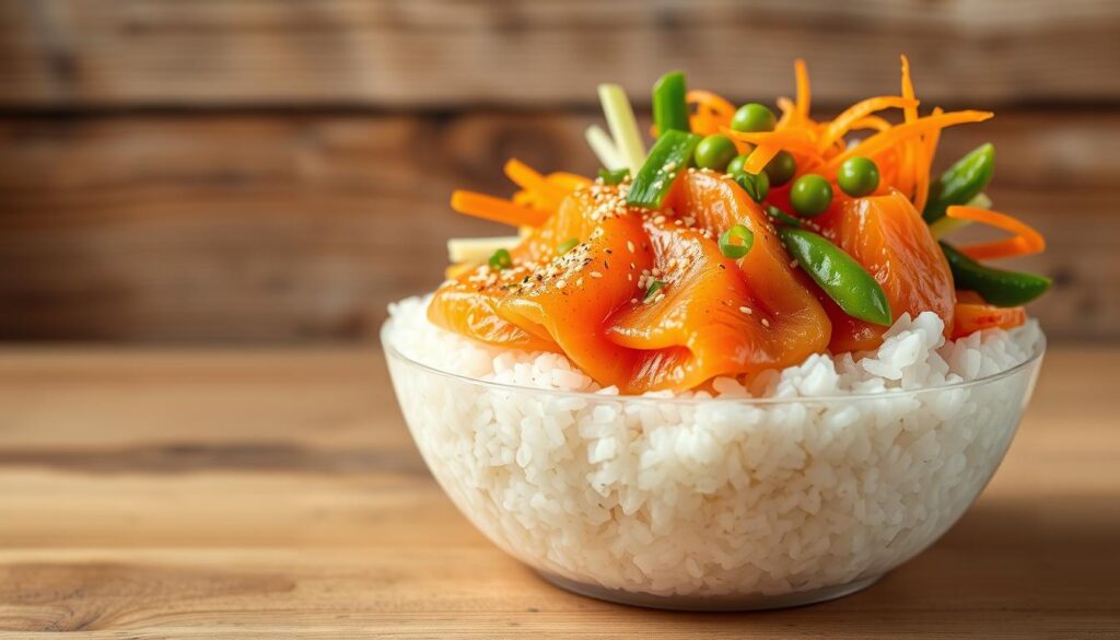 salmon poke bowl