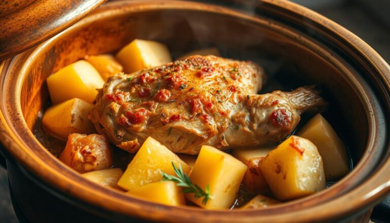 slow cooker chicken and potatoes